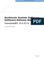 SW Release Notes - HoneybeeM1 19.6.6172 - ES