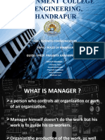 Manager Roles Communication