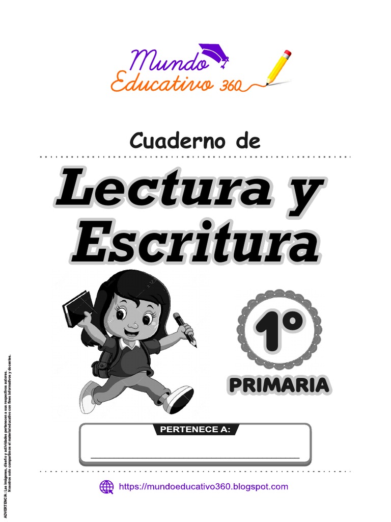 Cuaderno de Lectura y Escritura 1° Primaria | PDF