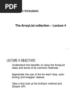 Lecture4 - ArrayList