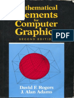 Pdfcoffee.com David f Rogers j Alan Adams Mathematical Elements for Computer Graphics 1989 Mcgraw Hillpdf PDF Free