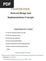 Chapter Four: Network Design and Implementations Concepts