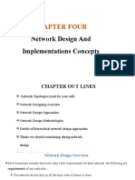 Chapter Four: Network Design and Implementations Concepts