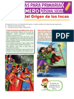 Leyendas Del Origen de Los Incas Pra Primer Grado de Primaria