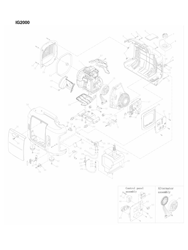 IG2000 Parts Drawing | PDF | Screw | Manufactured Goods