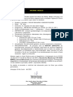 Informe Medico Oscar Condori