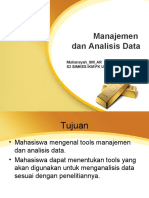 Manajemen Dan Analisis Data