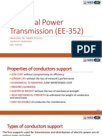 Electrical Power Transmission (EE-352) : Presenter: Dr. Umbrin Sultana Assistant Professor Eed, Neduet