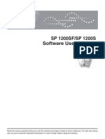 Software User's Guide SP 1200SF/SP 1200S