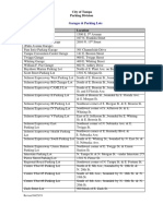 Downtown Tampa Parking Areas Full List