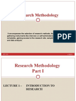 Lecture 1 - Introduction To Research. Real PPT