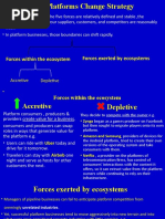 Forces Within The Ecosystem Forces Exerted by Ecosystems: Accretive Depletive