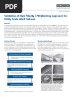 Validation of High Fidelity CFD Modeling Approach for Utility Scale Wind Turbines