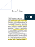 More Than Metrology Mathematics Educatio