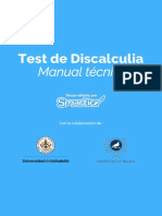 Test de Discalculia: Manual técnico sobre la evaluación de habilidades numéricas
