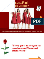 How To Choose Red Bridesmaid Dresses