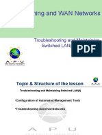 LAN Switching and WAN Networks