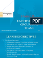 Understanding Groups and Teams: © 2003 Pearson Education Canada Inc