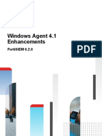 Windows Agent 4.1 Enhancements: Fortisiem 6.2.0