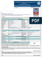 Provisional Allotment Cum Seat Confirmation Letter