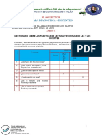 Diagnostico Docente - Plan Lector - Prof. Luis Salaman Rodriguez