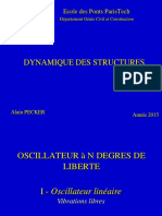 Dynamique Des Structures: Ecole Des Ponts Paristech