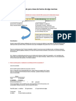 Elaboración de pan a base de harina de alga marina en 8 horas