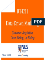 BT4211 Data-Driven Marketing Customer Acquisition