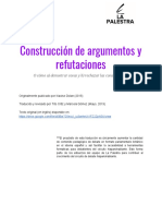 Construcción de Argumentos y Refutaciones