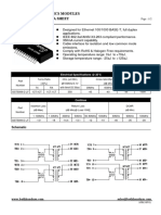 1000 Base - T Magnetics Modules P/N: Gst5009-D LF Data Sheet: Feature