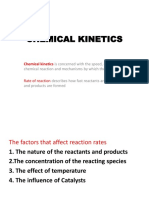 Kinetics Reaction