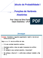 Cap 5 Funcoes de Variaveis Aleatorias