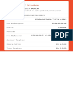 Invoice: Bukti Pembayaran PDAM