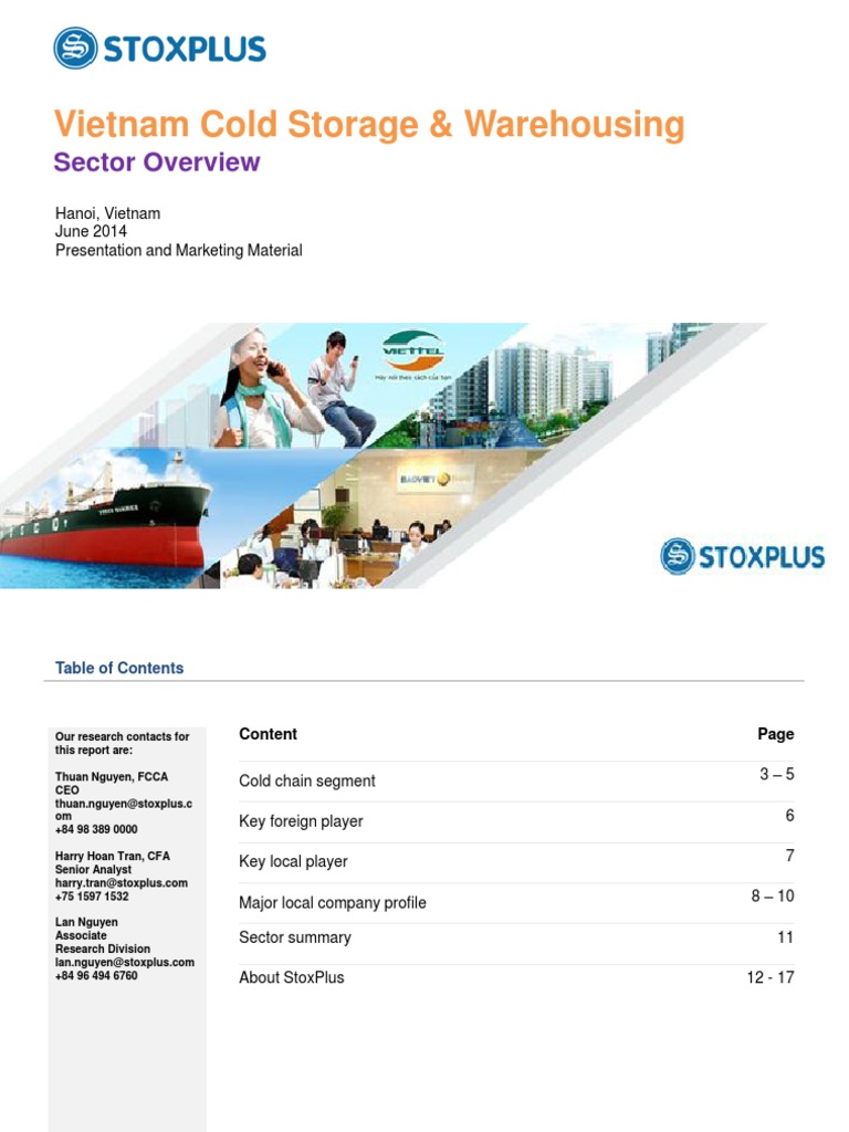 Vietnam Cold Storage & Warehousing Sector Overview PDF Analytics
