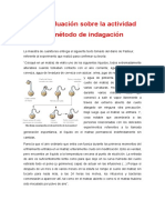 Autoevaluación Sobre La Actividad Del Método de Indagación