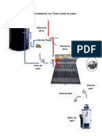 Diagrama Instalación Con Tinaco Boiler de Paso