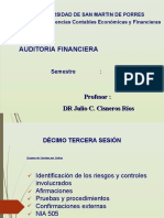 Auditoría Financiera Cuentas Por Cobrar