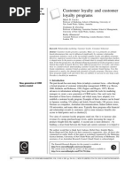 Download Customer loyalty and customer loyalty programs by Joanne Zhao SN51507787 doc pdf