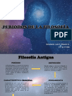 Períodos de La Filosofia