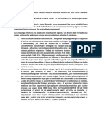 Lineamientos para Proceso Final de Cursada. Historia. TERCERO.