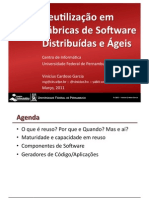 Reuso de Software em Fábricas Distribuídas e Ágeis