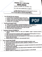 Vl\fitA.NfA l, PROBA DE CONCURS BIOLOGIE - SURlf:C Tt-: UE TII' COMPl.V.Mt:NT S IMPl.11