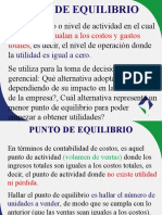 Cómo calcular el punto de equilibrio en  o menos