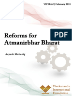 Reforms For Atmanirbhar Bharat by VIF