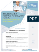 Risk Reduction Through Penetration Testing: Real World Attacks Let You Plan For The Unexpected