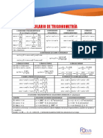 Formulario de Trigonometría