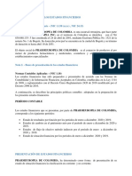 Pharmeuropea de Colombia - 2020 Financial Statements (Notes)