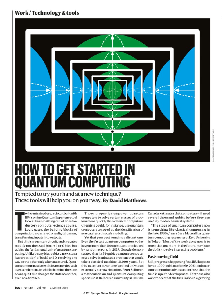 How To Get Started in Quantum Computing: Work / Technology & Tools | PDF