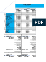 Calculo de Retenciones Isr.