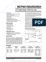 2.7V To 5.5V Single Supply CMOS Op Amps: Features